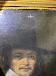 Dutch school: Portrait of a gentleman, oil on canvas, 17th C.
