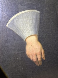 Flemish school: Portrait of a gentleman, presumably Laurent Thibault, oil on canvas, 17th C.
