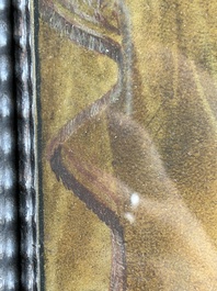 Flemish-French school: Portrait of Henry IV of France, miniature on parchment, early 17th C.