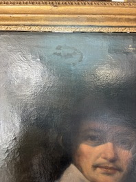 Dutch school: Portrait of a gentleman, oil on canvas, 17th C.