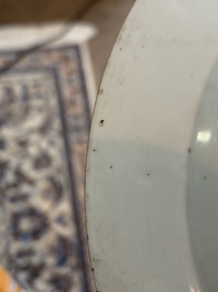 Eleven Chinese Imari style and famille rose plates with floral design, Yongzheng/Qianlong