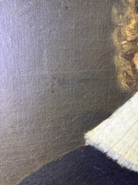 Flemish school: Portrait of a gentleman, presumably Laurent Thibault, oil on canvas, 17th C.