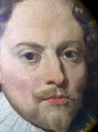 Flemish school: Portrait of a gentleman, presumably Laurent Thibault, oil on canvas, 17th C.