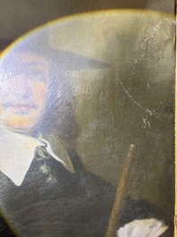 Dutch school: Portrait of a gentleman, oil on canvas, 17th C.