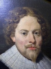 Flemish school: Portrait of a gentleman, presumably Laurent Thibault, oil on canvas, 17th C.