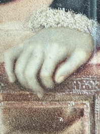Flemish-French school: Portrait of Henry IV of France, miniature on parchment, early 17th C.