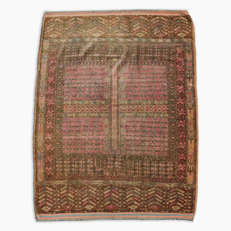 Tapis oriental de type Hachlou en laine à décor géométrique, Turkménistan, premier tiers du 20ème siècle