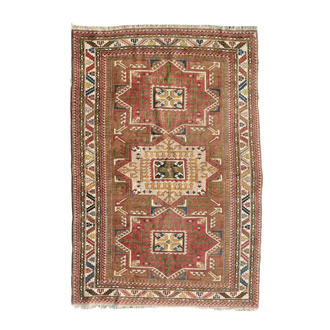 Tapis oriental à décor géométrique, laine sur cotton, Turquie, 20ème siècle