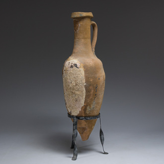 A large Roman terracotta oil amphora of the 'Dressel 1' type, 1st-3rd C.