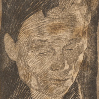 Käthe Kollwitz (1867-1945): 'Frauenkopf', multiple, [1905]