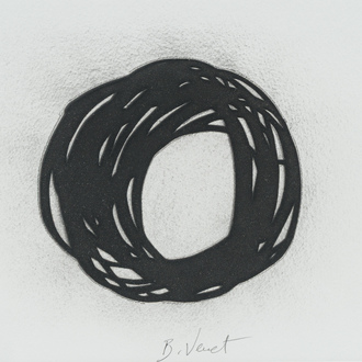 Bernar Venet (1941): Grib, etching and carborundum, ed. 12/30, [2016]