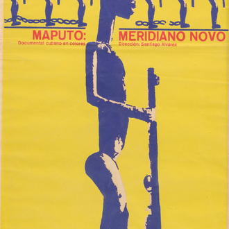 Antonio Pérez González (1961): Kleurenaffiche voor de film Maputo: Meridiano Vivio, gedateerd (19)77
