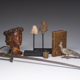 A varied collection of works of art, Europe and South-America, 19th C. and earlier