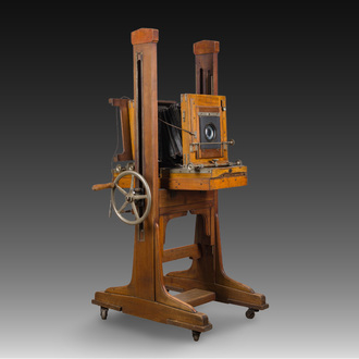 Een Duitse 'Eurygon-Anastigmat' fotocamera, G. Rodenstock, München, serienummer 514069, eerste derde 20ste eeuw