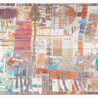 Janus Glowacki (1959): Diptych, oil on canvas, dated 1995