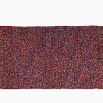 Een Indische handgeweven wollen pashmina sjaal met 'Paisley' decor, Kashmir, tweede derde 20ste eeuw