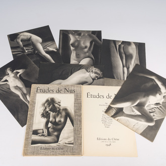 'Etudes de Nus. 24 photographies de Brassaï, Nora Dumas, Féher, ...', Editions du Chêne, Paris, 1948