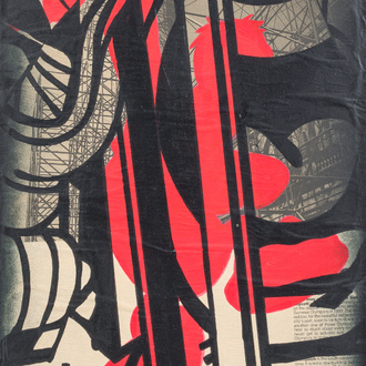 Benjamin Spark (1969): 'Exposition Universal (17611)', techniques mixtes sur toile