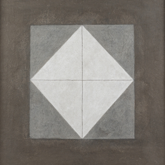 Dan Van Severen (1927-2009): Composition, tempera sur carton, daté 1979