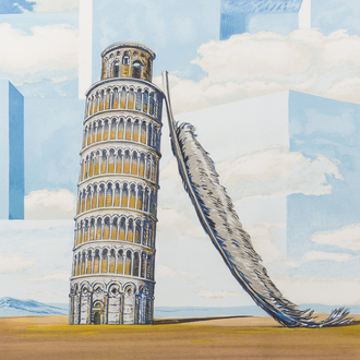 René Magritte (1898-1967, après): 'Souvenir de voyage', lithographie en couleurs, éd. 162/275, daté 2011