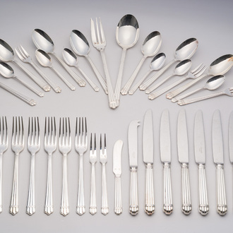 Ménagère de 36 pièces, modèle Aria, Christofle, France, 20ème siècle