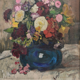 Fernand Allard L'Olivier (1883-1933): Nature morte aux fleurs, huile sur toile