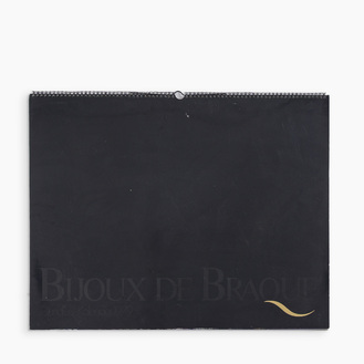 Calendrier Zanders 'Bijoux de Braque' présentant douze modèles de bijoux de Georges Braque (1883-1963), daté 1979