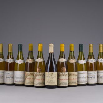 1982-1989 Savigny-lès-Beaune, Chablis, Chassagne-Montrachet, Chardonnay, Montagny, 13 bouteilles