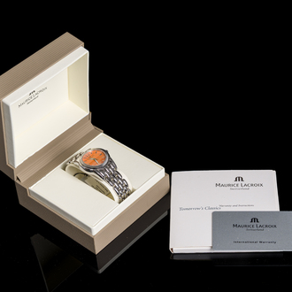 Montre-bracelet Maurice Lacroix en acier inoxydable et verre saphir, n° AF 52228, Suisse, 21ème siècle