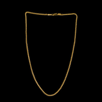 Collier Chanel plaqué or dans son écrin d'origine, France, fin du 20ème siècle