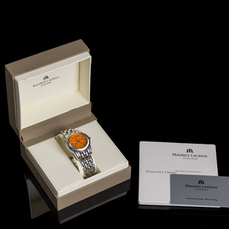 Montre-bracelet Maurice Lacroix en acier inoxydable et verre saphir, Suisse, 21ème siècle