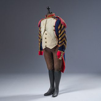 A French costume of an Imperial Guard grenadier in child size, 19th/20th C.