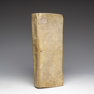 An extensive manuscript book of interest belonging to Jan de Pottere for his guardianship of Anne de Scheppere, 1645-1670
