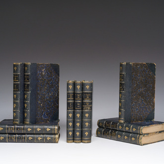 Victor Hugo (1802-1885): Les Misérables, Brussels, Lacroix, Verboeckhoven & Cie, 1862, 10 vols.