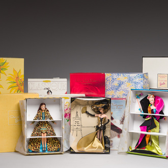 Thirteen various Barbie dolls in their original boxes, Mattel, dated 1996-2000
