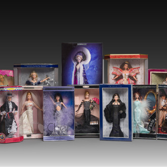 Thirteen various Barbie dolls in their original boxes, Mattel, dated 1992-2001