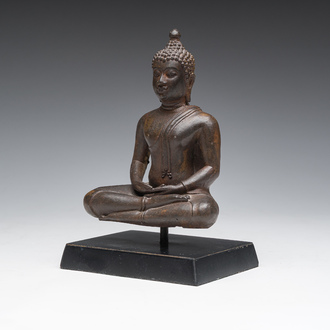 A Thai bronze Buddha, Ayutthaya period, 15th/16th C.