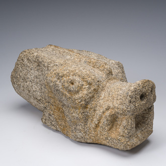 Modèle d'un animal mythique en granite, Bretagne, 16ème siècle