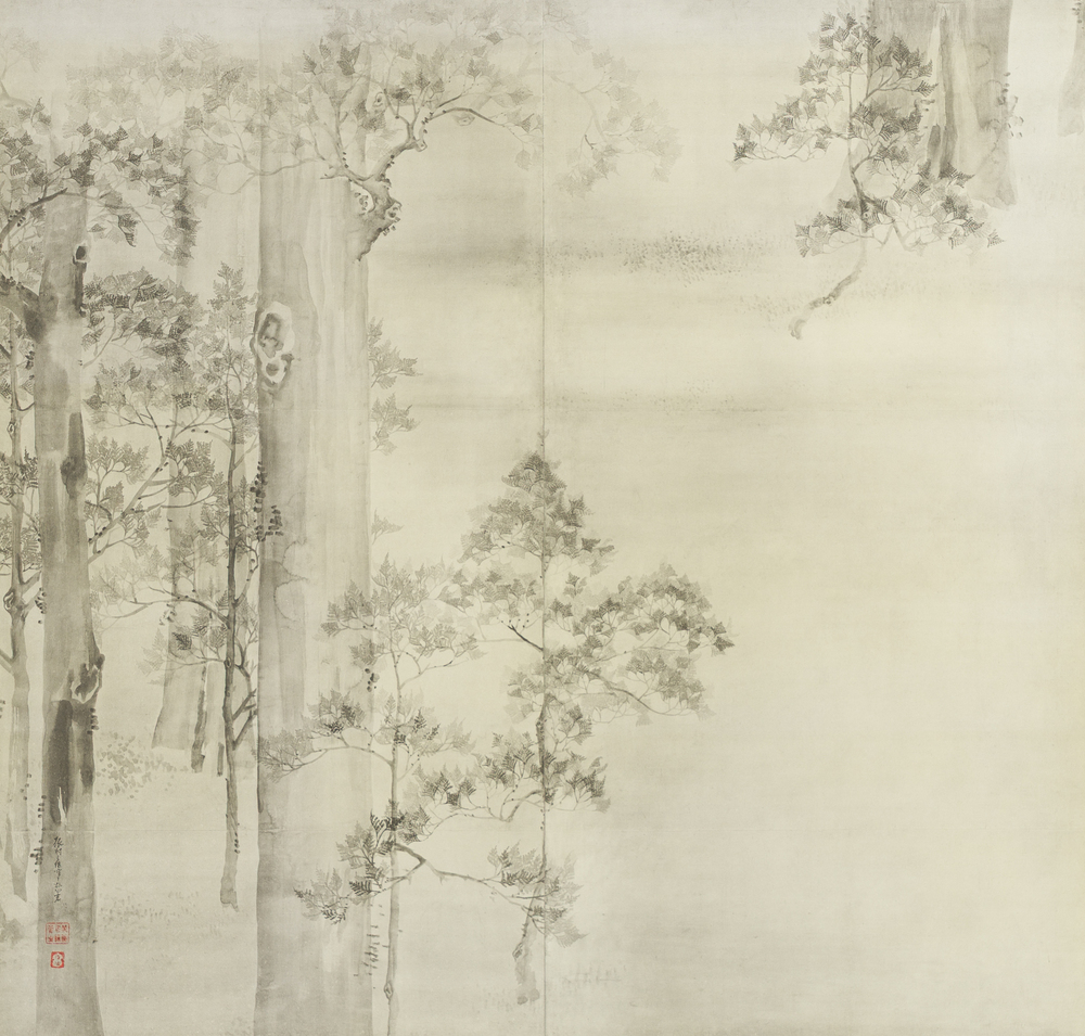 Ikeda Koson (1803-1868): Cypres, collotypie sur papier