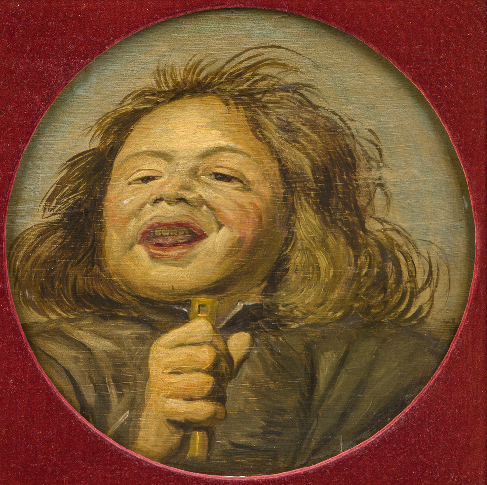 Ecole europ&eacute;enne, &agrave; la mani&egrave;re de Frans Hals (1580-1666): Le jeune joueur de fl&ucirc;te, huile sur panneau, 20&egrave;me si&egrave;cle