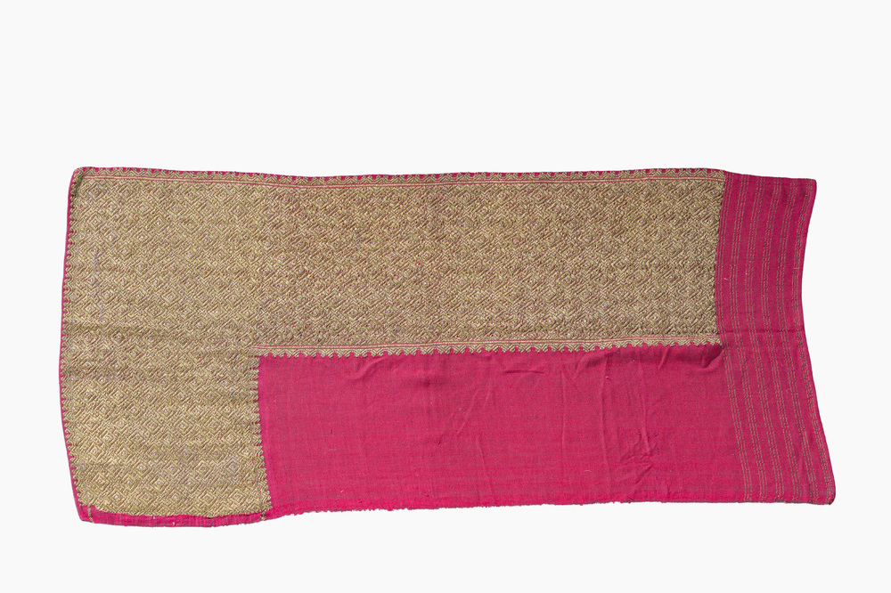 Broderie ottomane au fil d'or, vers 1900