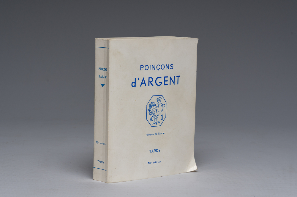 'Les poin&ccedil;ons de garantie internationaux pour l'argent', Tardy, 13&egrave;me &eacute;dition, Paris, 1980