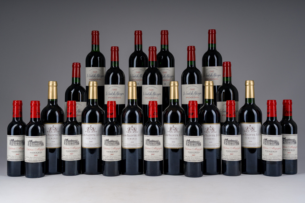 2006-2007 Clos Sainte Anne, Ch&acirc;teau Mazeyres en Le Seuil de Mazeyres, Pomerol, 24 flessen
