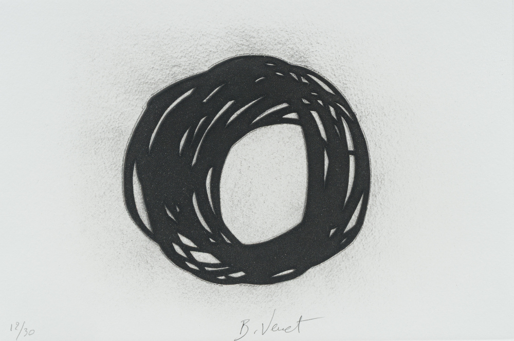 Bernar Venet (1941): Grib, ets en carborundum, ed. 12/30, [2016]