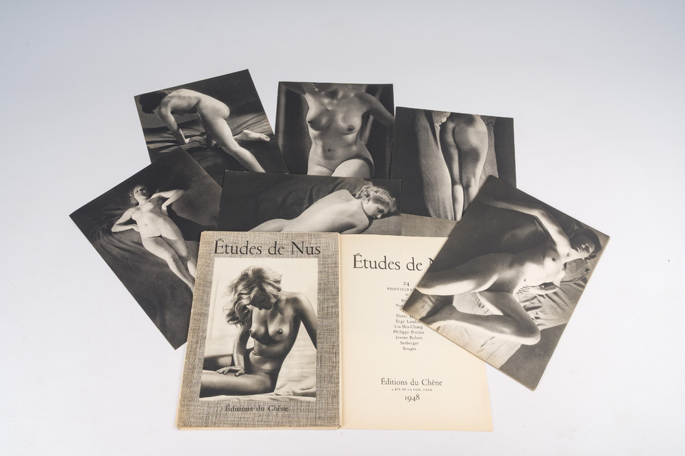 'Etudes de Nus. 24 photographies de Brassa&iuml;, Nora Dumas, F&eacute;her, ...', Editions du Ch&ecirc;ne, Paris, 1948