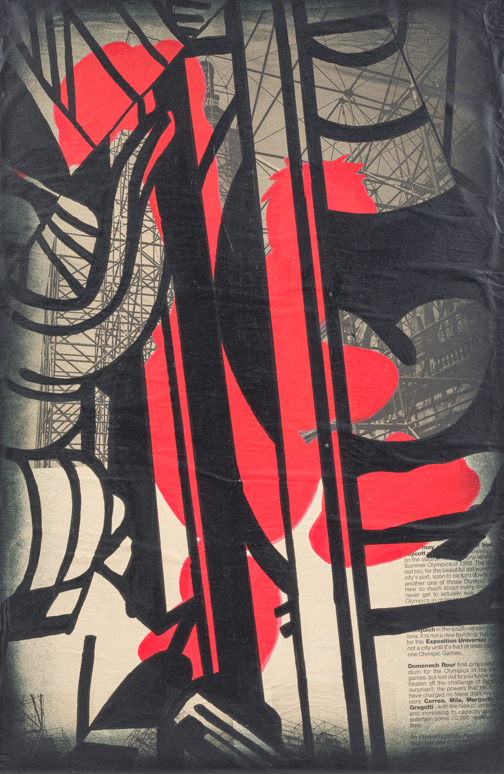 Benjamin Spark (1969): 'Exposition Universal (17611)', gemengde techniek op doek