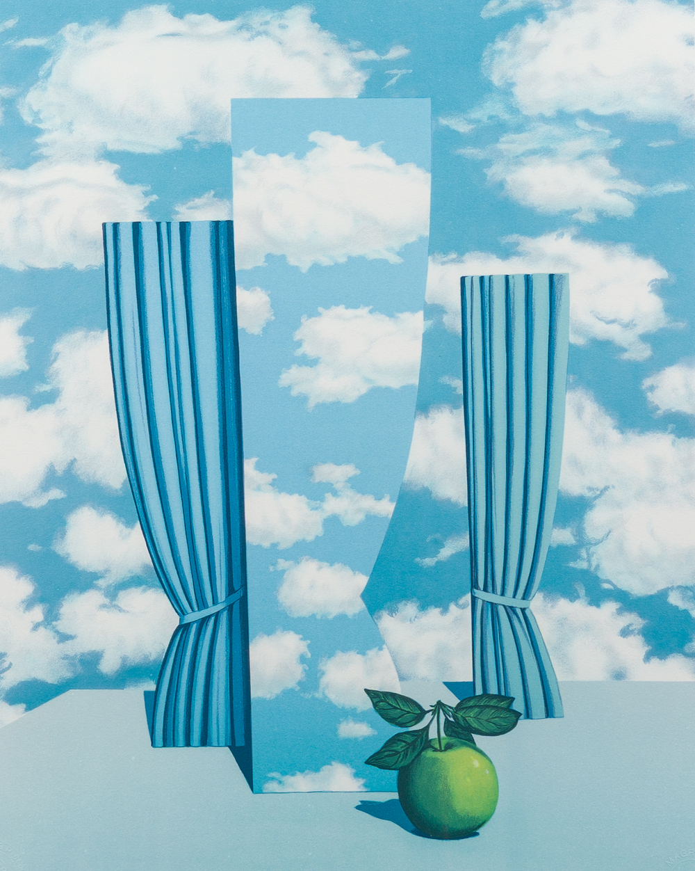 Ren&eacute; Magritte (1898-1967, after): 'Le beau monde', lithograph in colours, ed. 229/275, dated 2011