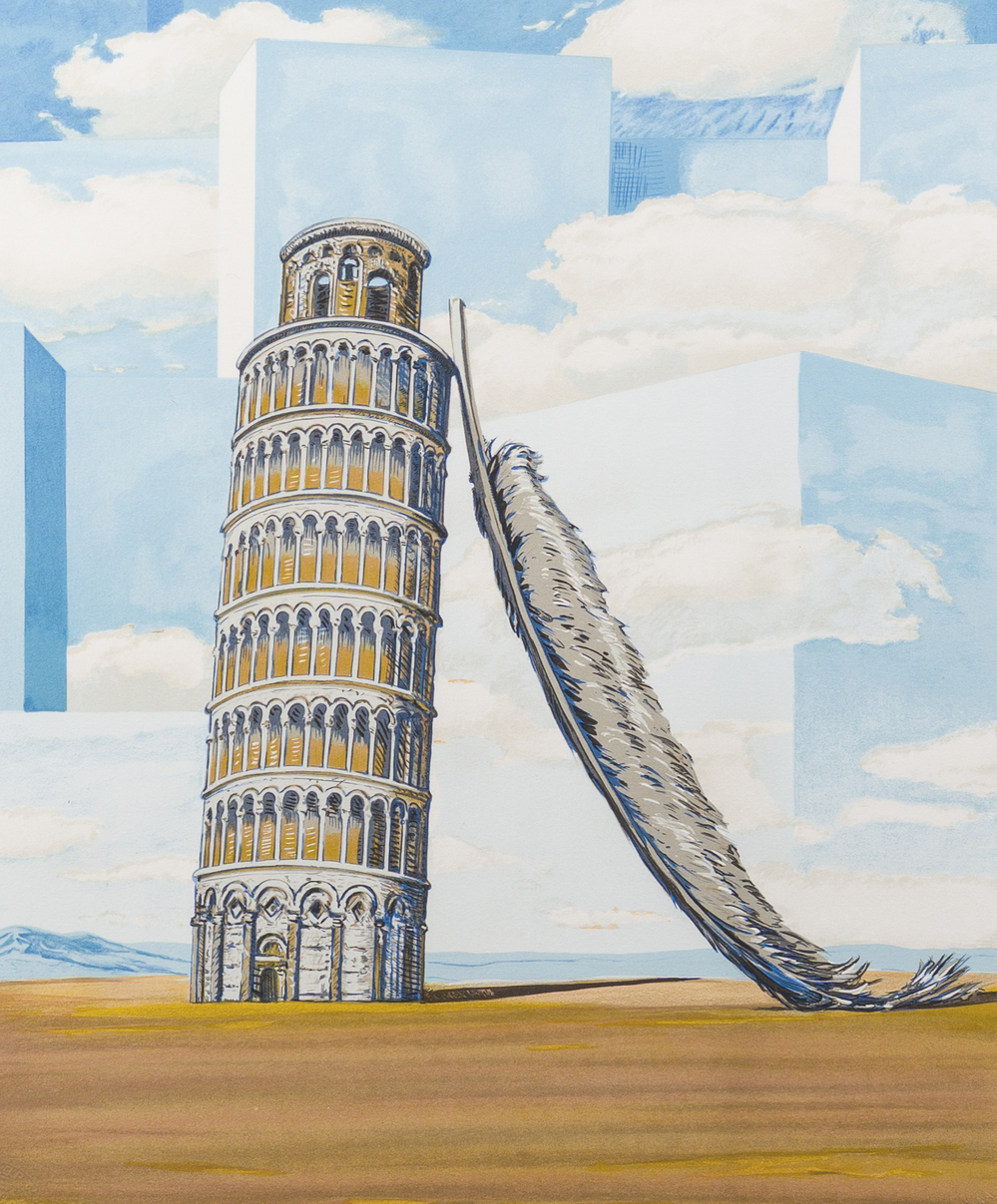 Ren&eacute; Magritte (1898-1967, after): 'Souvenir de voyage', lithograph in colours, ed. 162/275, dated 2011