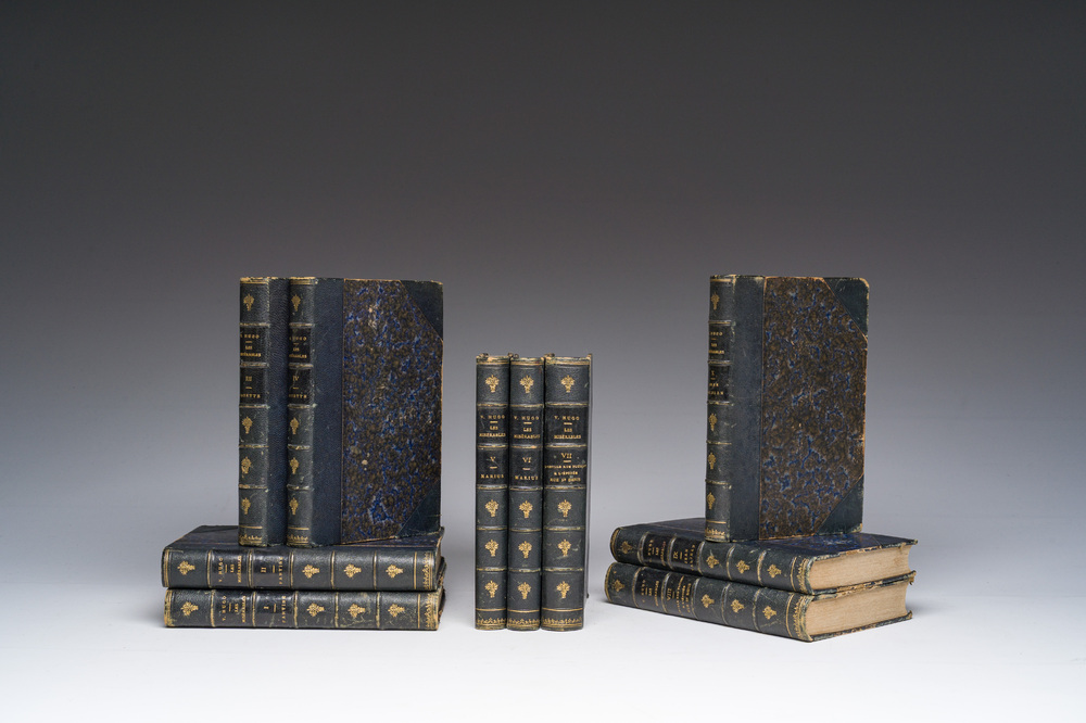 Victor Hugo (1802-1885): Les Mis&eacute;rables, Bruxelles, Lacroix, Verboeckhoven &amp; Cie, 1862, 10 vols.