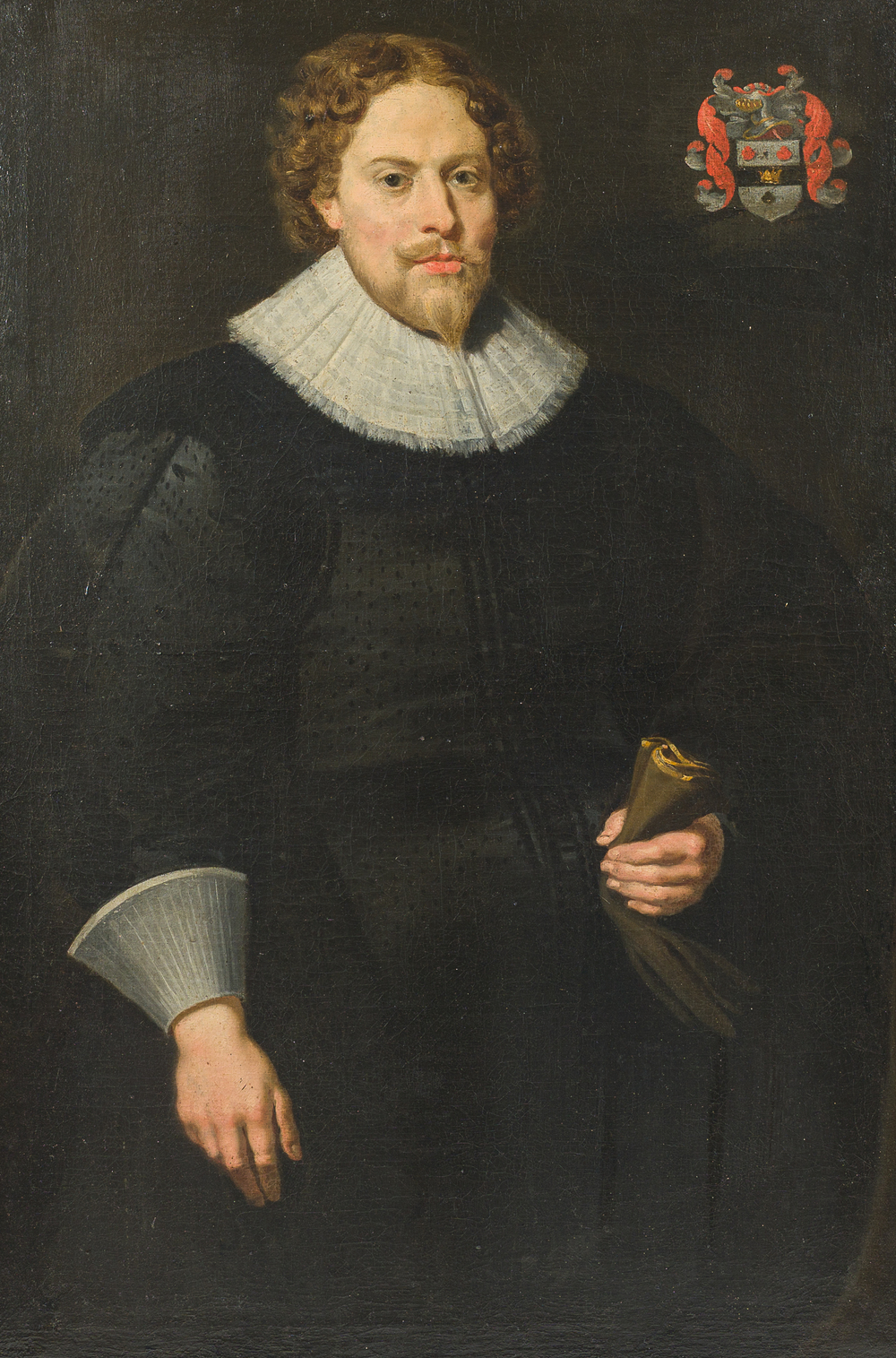 Vlaamse school: Portret van een heer van stand, vermoedelijk Laurent Thibault, olie op doek, 17de eeuw